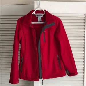 Gorgeous red shell jacket